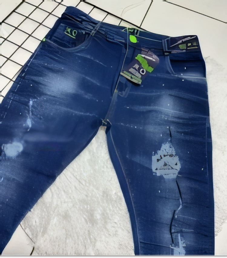 Calça Jeans Masculina Azul Estilo Jogador